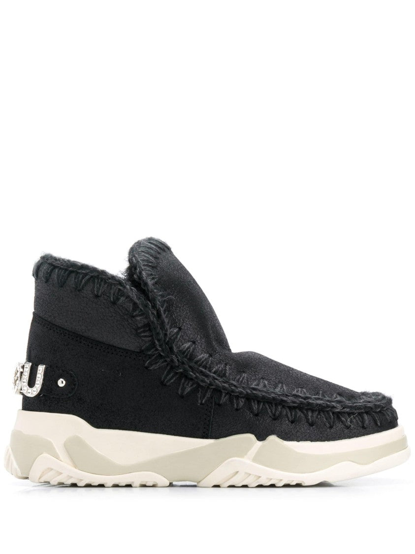 Mou Eskimo Trainer Logo Rhinestone