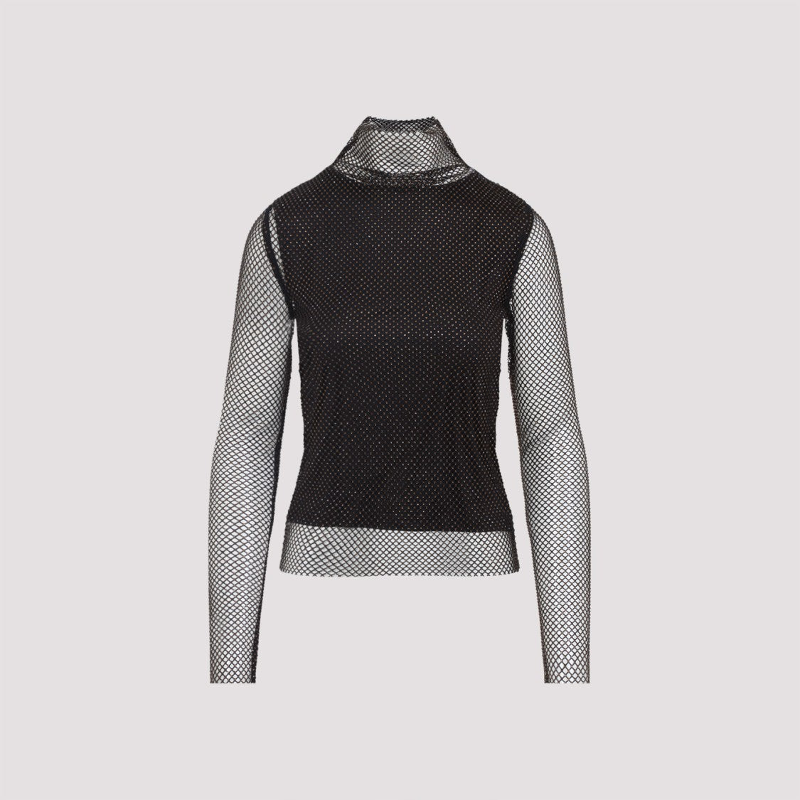 Sportmax Gerarda Crystal Top With Stand-Up Collar