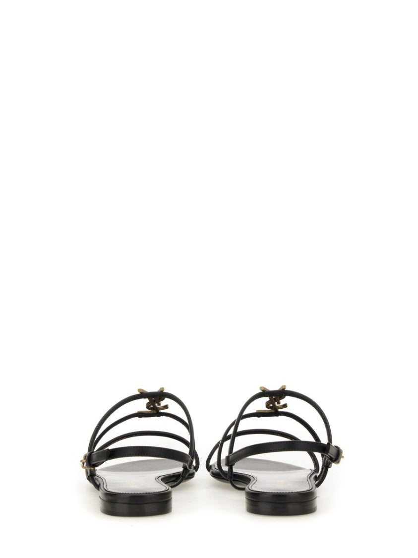 Saint Laurent Cassandra Flat Sandal
