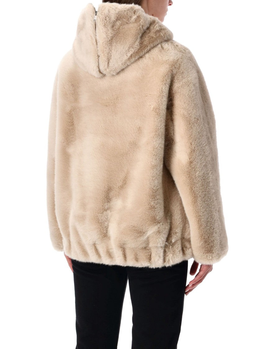 Urbancode Fleece Hoodie Faux Fur