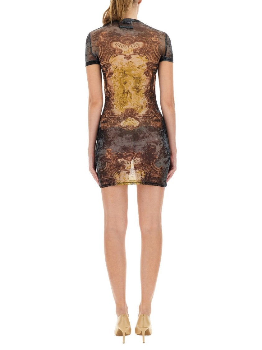 Jean Paul Gaultier Mini "Medaillon" Dress