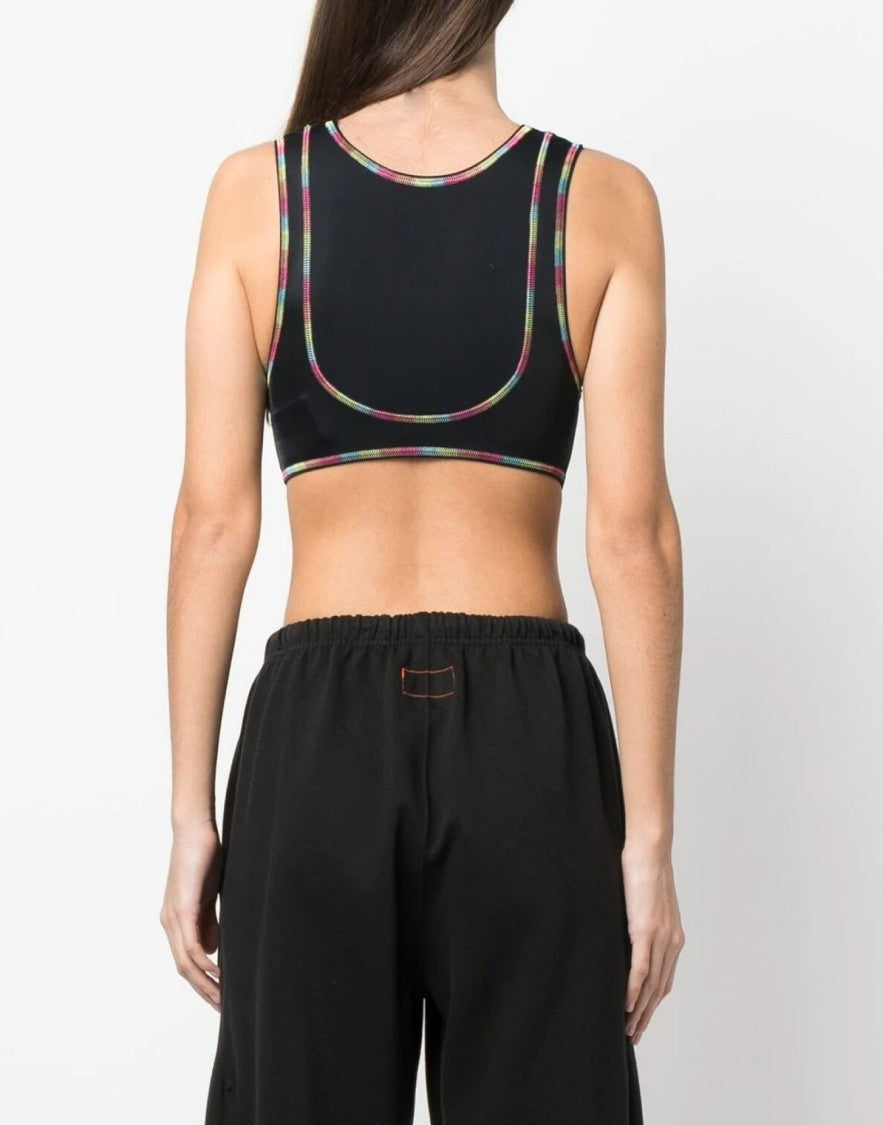 Palm Angels Rainbow Miami Logo Training Top