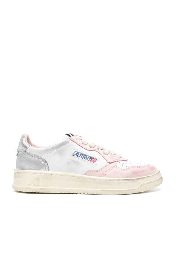 Autry Sup Vint Low-Top Sneakers With Smooth