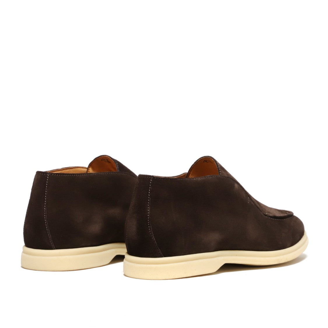 Sutoris Laceless Ankle Boot In Coffee Suede