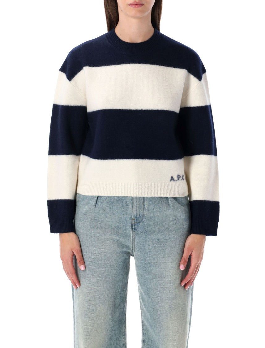 A.P.C. Penny Stripe Knit Sweater