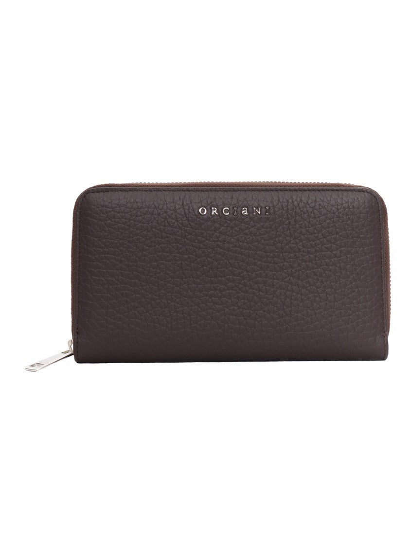 Claudio Orciani Hammered Leather Wallet