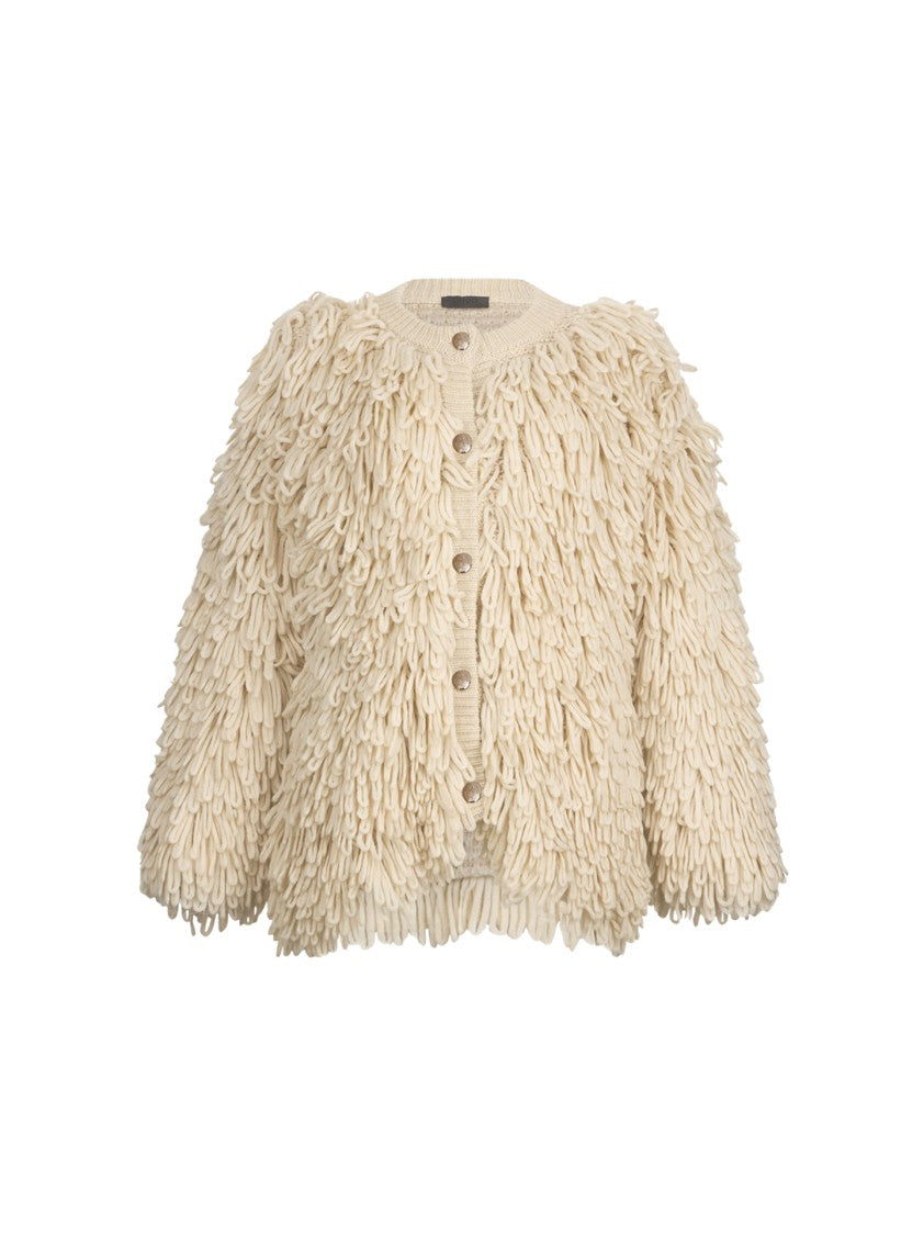 Liu Jo Textured Button-Up Coat