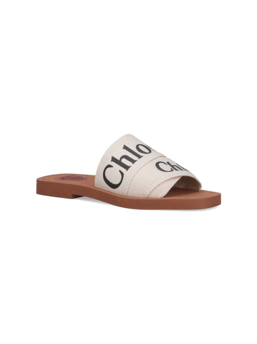Chloé Sandals "Woody" – White