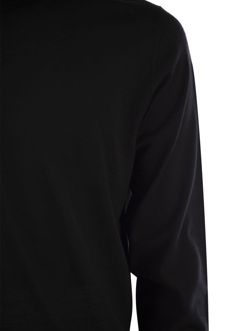 Fedeli Turtleneck Sweater In Virgin Wool