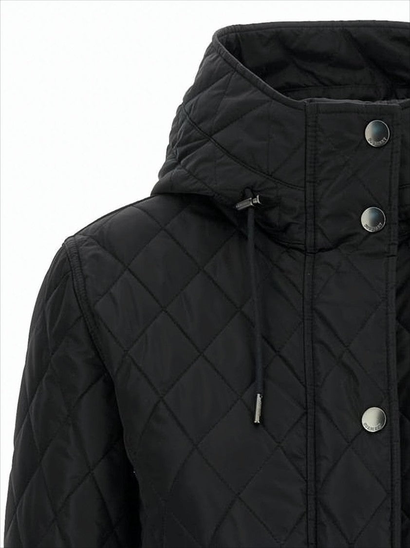 Burberry Quilted Casual Jacket With Hood