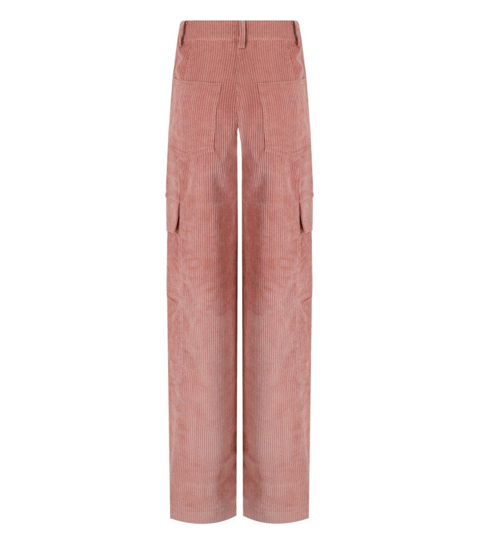 Essentiel Antwerp Gazou Pink Cargo Pants
