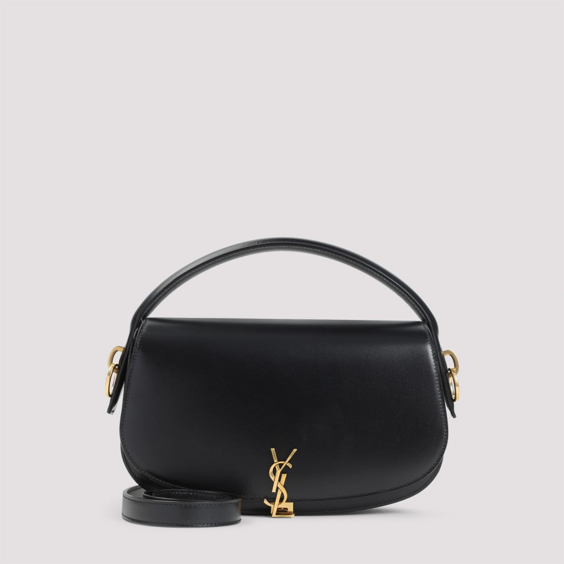 Saint Laurent Black Leather Shoulder Bag