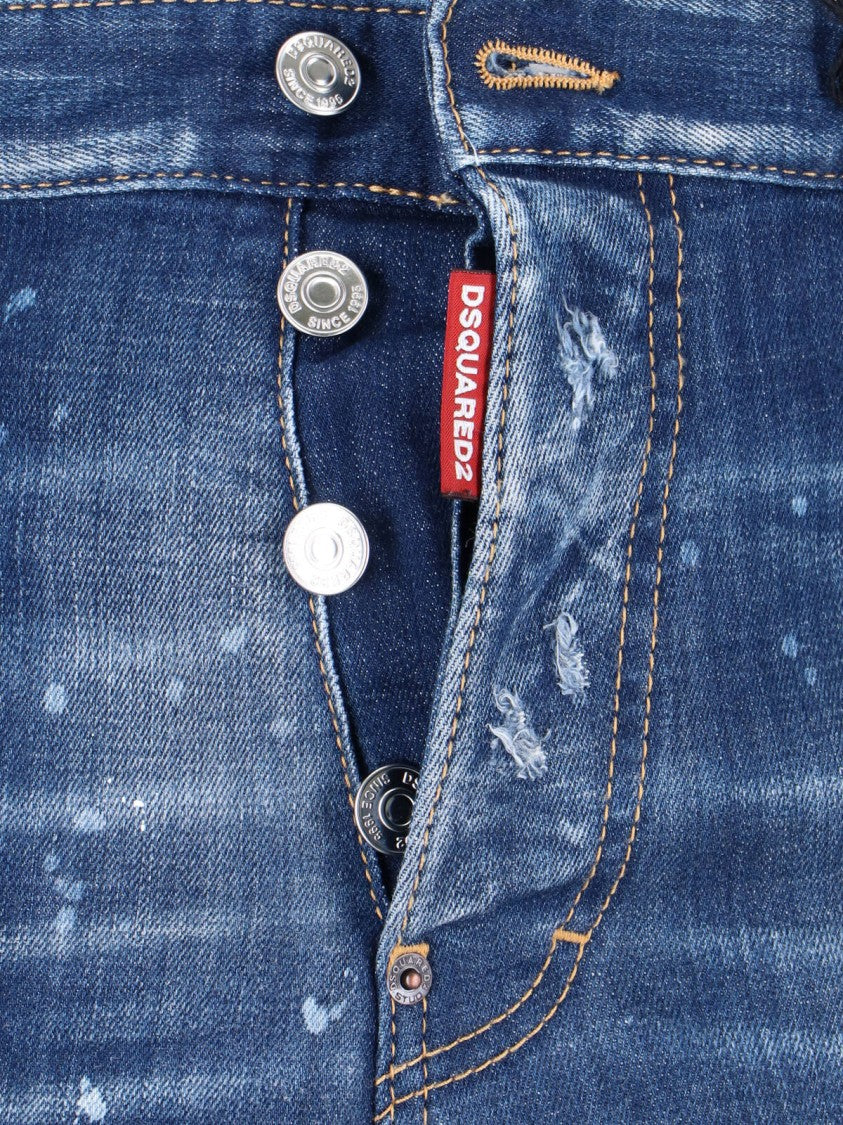 Dsquared2 "Cool Guy" Straight Jeans Blue Denim