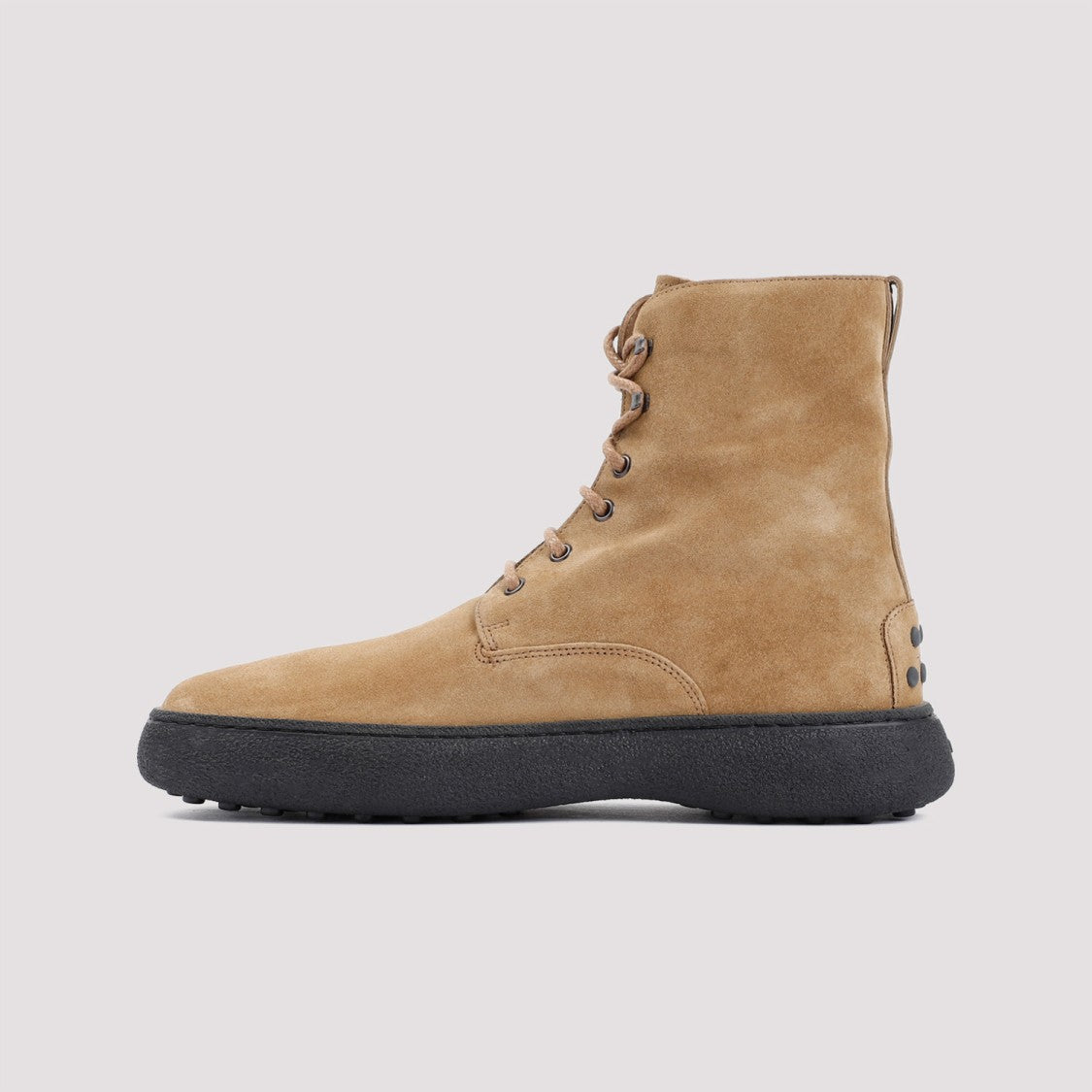 Tod's Winter Gommino Brown Suede Leather Boots