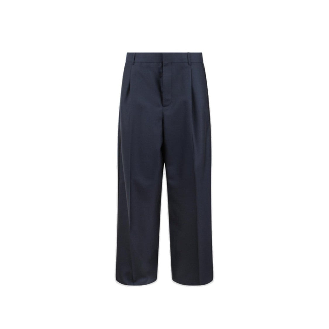 Dior Tailored Wool Pants With High Waist And Wide Legs