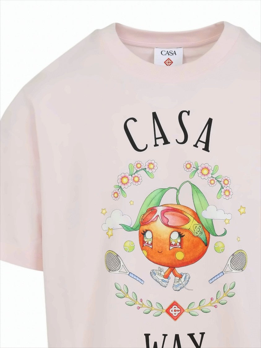 Casablanca Relaxed Fit Graphic T-Shirt