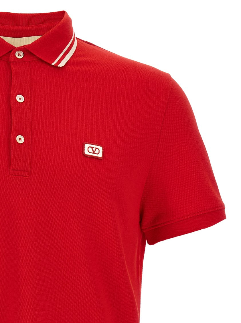 Valentino Garavani Embroidery 'Vg' Polo