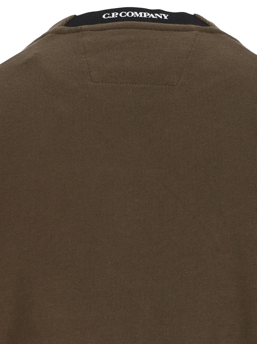 C.P. Company Logo Crewneck Sweatshirt – Green