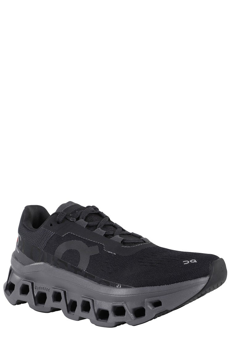 On Running Cloudmonster Technical Fabric Sneakers With Perforated Rubber Sole