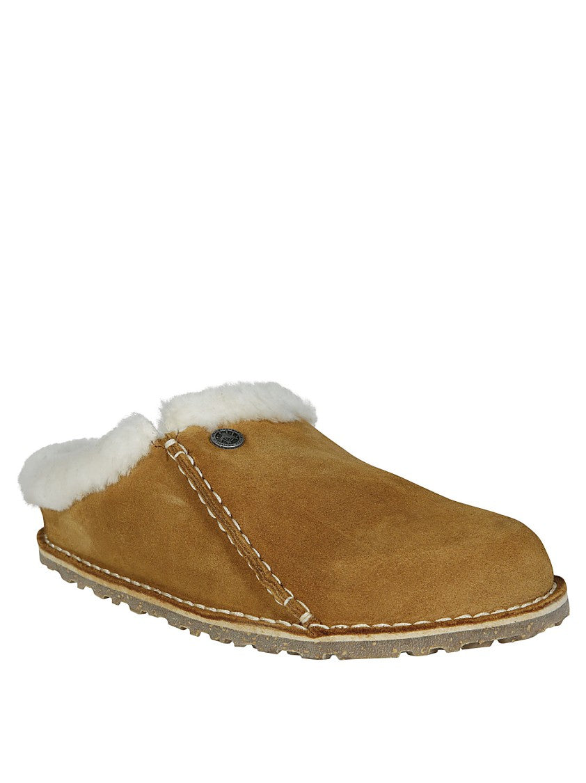 Birkenstock Zermatt Shearl Suede Leather Clogs