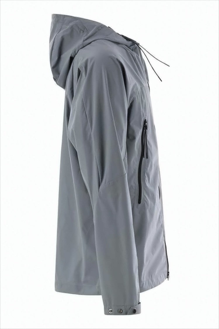 C.P. Company Hooded Matte Finish Jacket With Zippered Pockets