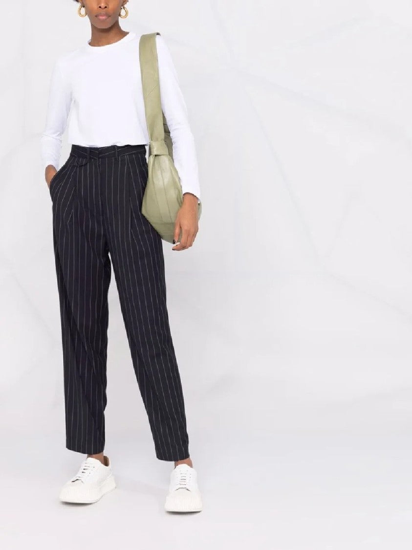 Brunello Cucinelli Long-Sleeved Fitted Top With Classic Crew Neckline
