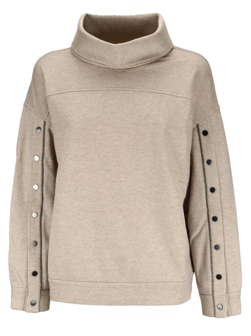 Brunello Cucinelli Beige Cashmere Sweater