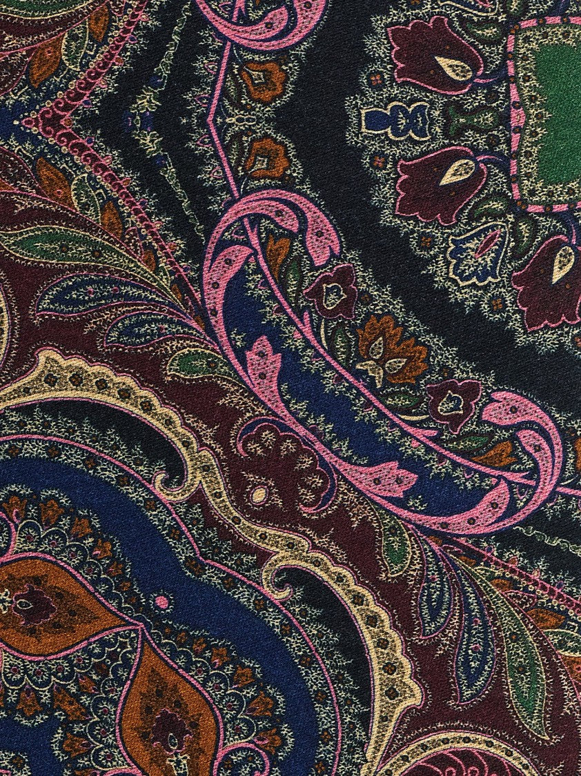 Etro Multicolored Wool Plaid