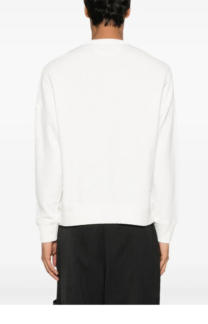 C.P. Company Crewneck Sweatshirt With Buttoned Pocket Detail