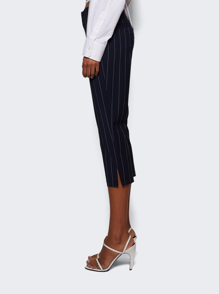 Alexander Wang Baseball Capri Pants - Navy And Grey