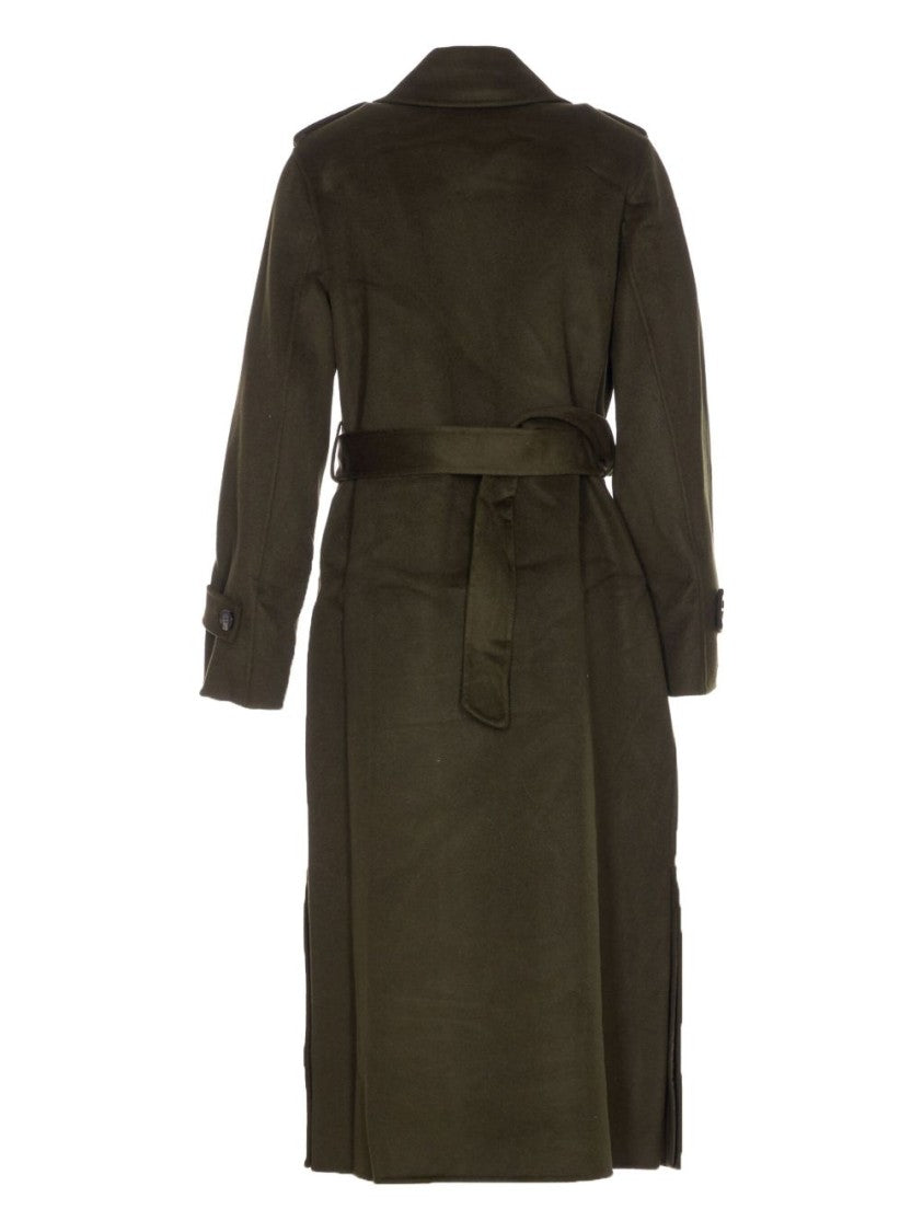 Michael Kors Tailored Long Green Coat