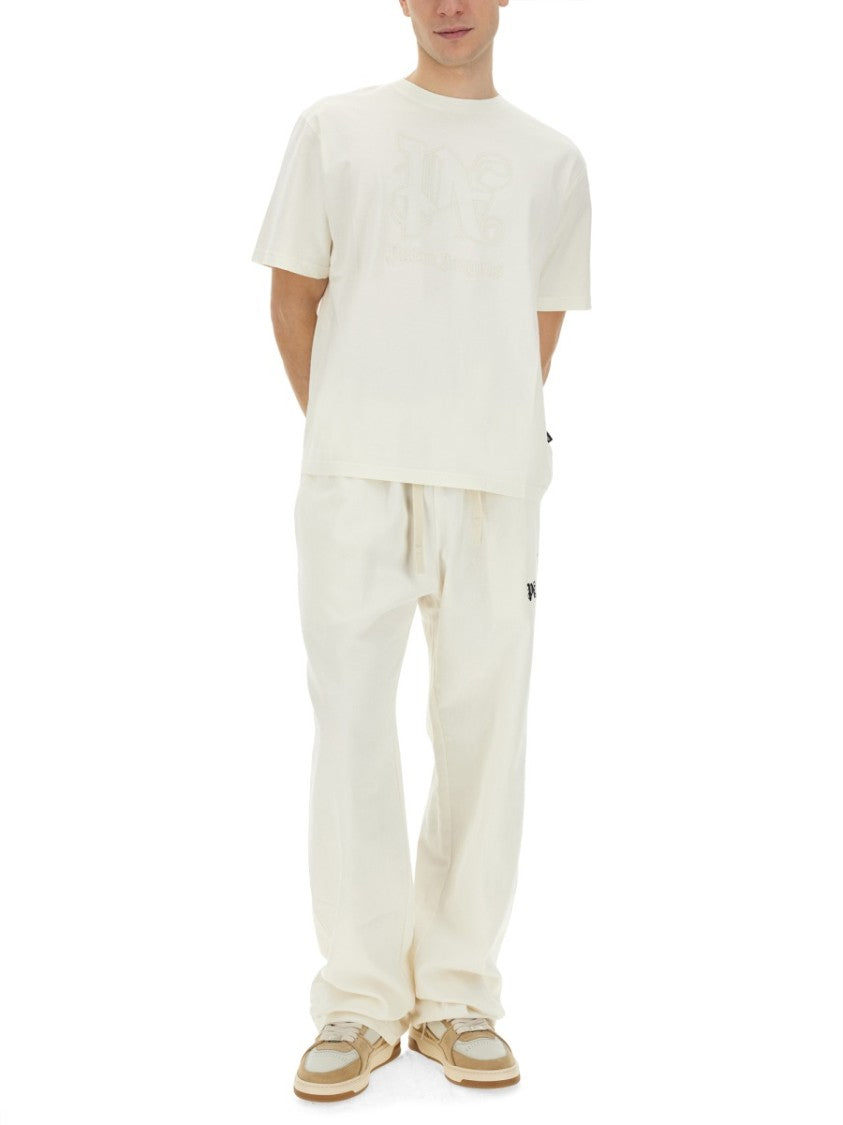 Palm Angels Pants With Logo