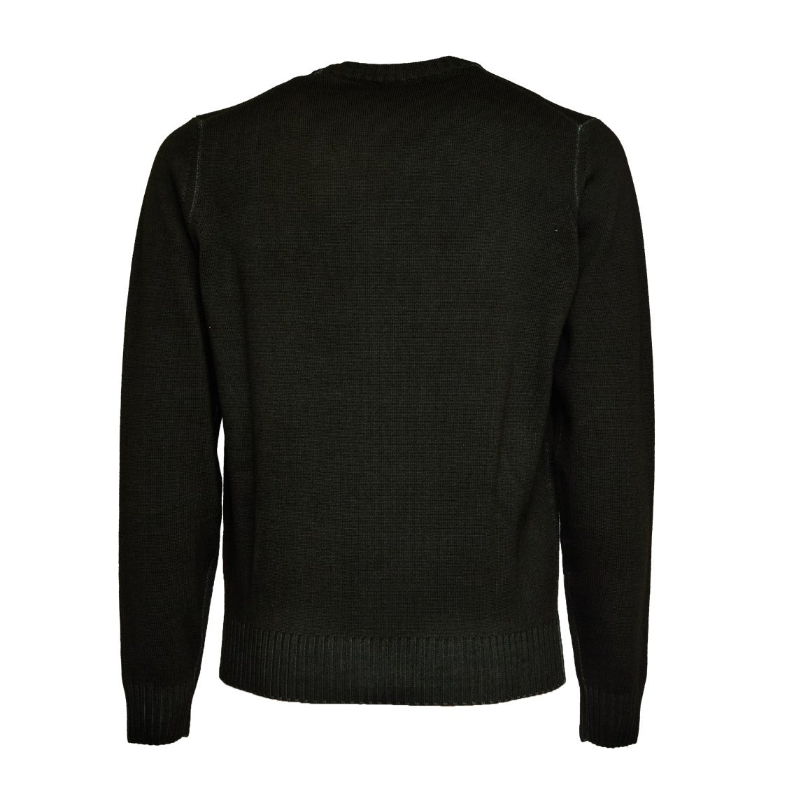 Filippo De Laurentiis Merino Wool Crewneck Sweater With Ribbed Detailing