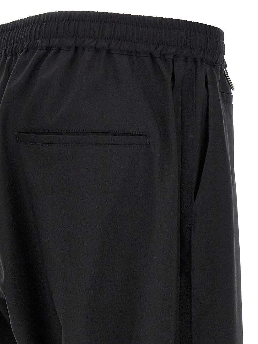 Undercover Wide Leg Pants With Beaded Embroidery