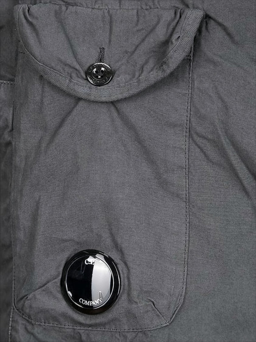 C.P. Company Relaxed Fit Straight Pants With Glossy Lens Detail