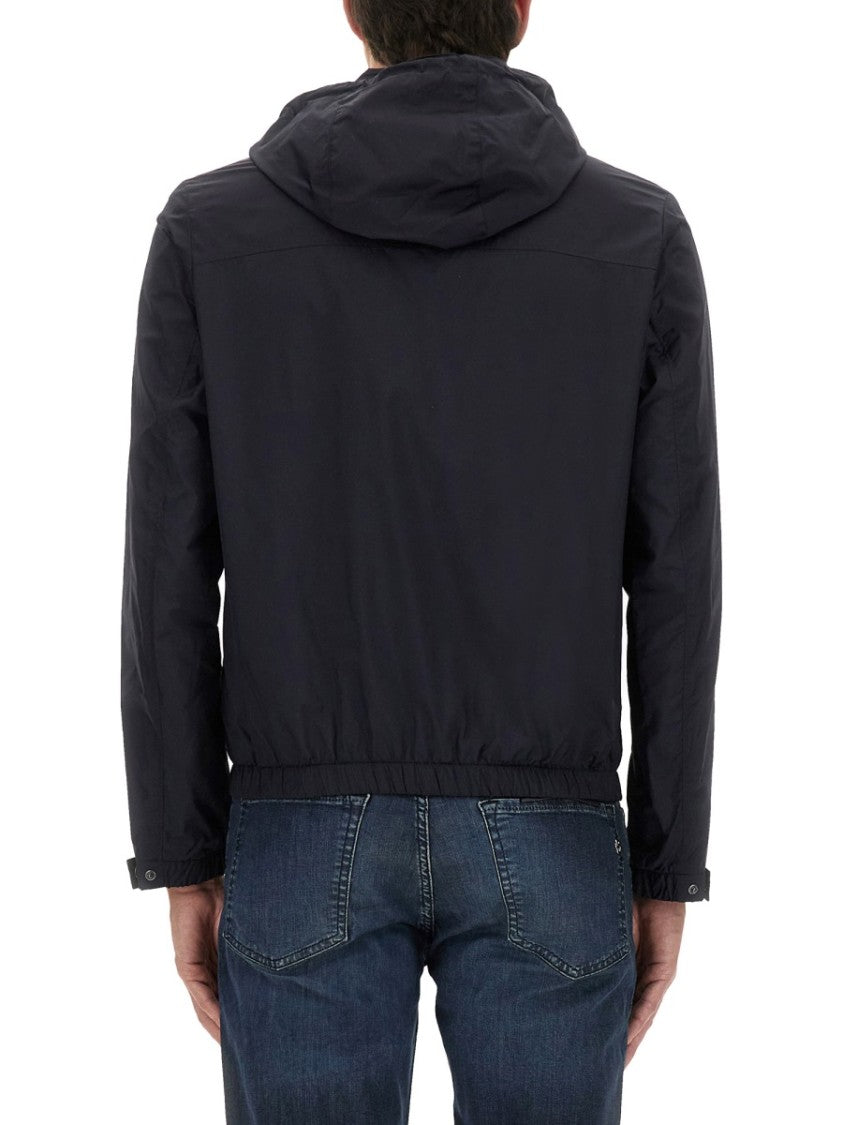 Boss Camel "L-Calfo1" Jacket With Hood And Zipper