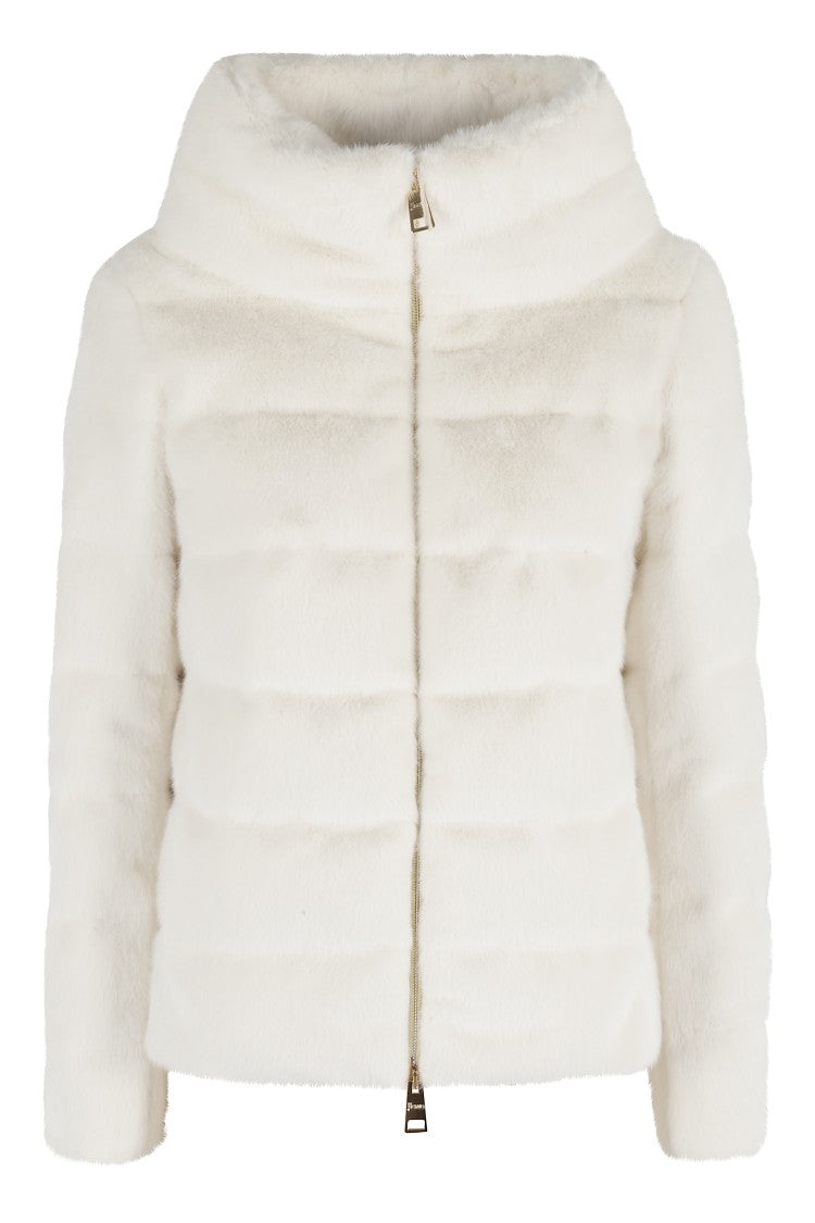 Herno Short Faux Fur Jacket