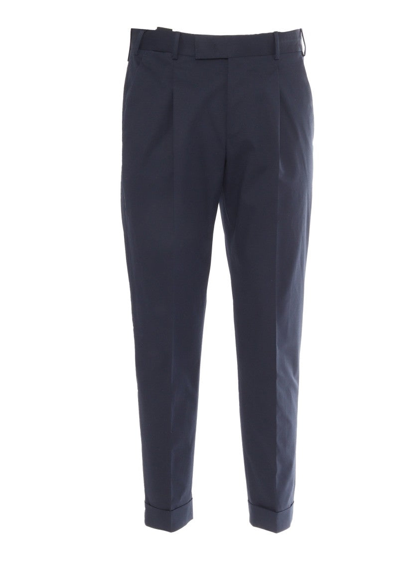 Pt01 Rebel 1 Tailored Black Trousers