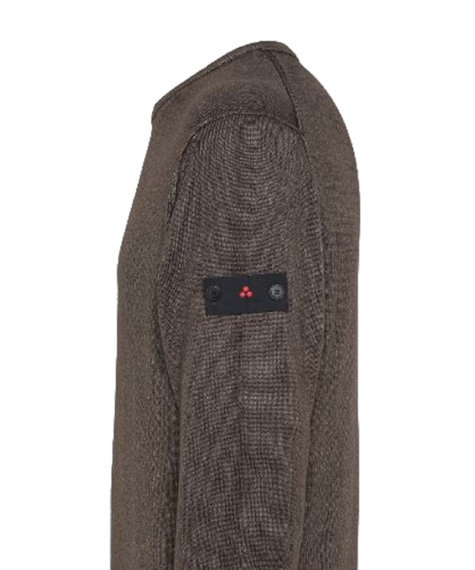 Peuterey Brown Crew-Neck Sweater