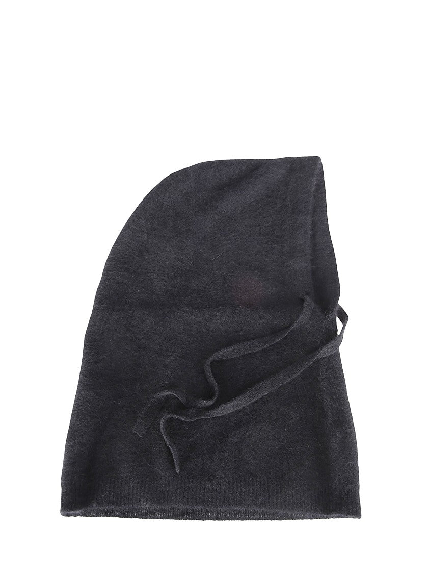 P.A.R.O.S.H. Oversized Black Hood With Drawstring