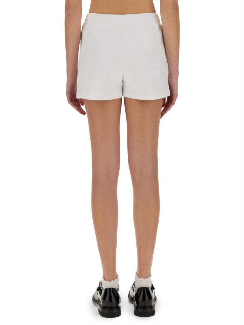Moschino Fitted Teddy Bear Graphic Shorts
