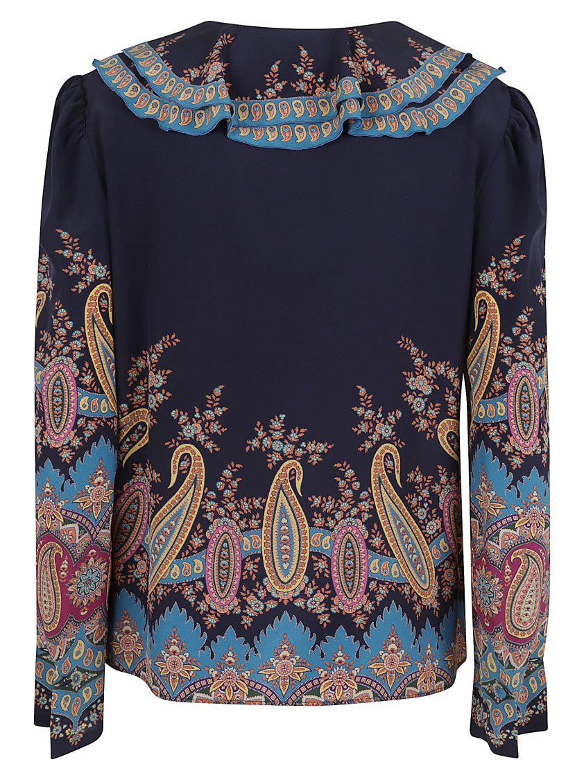 Etro Silk Crepe De Chine Blouse