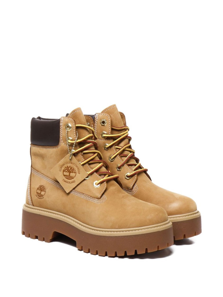 Timberland Brown Leather Timberland Ankle Boots