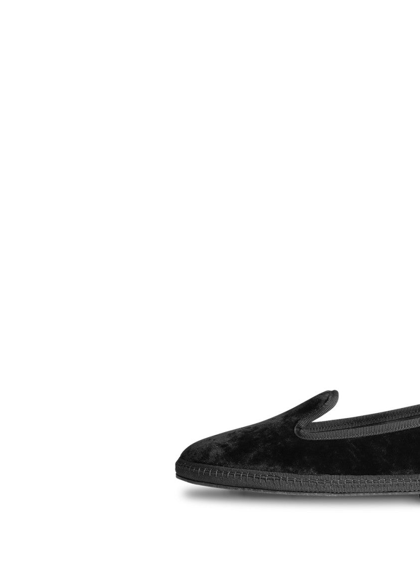 Sentier Velvety Minimalist Slippers With Refined Trim