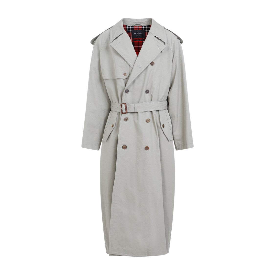 Balenciaga Military Beige Cotton Coat