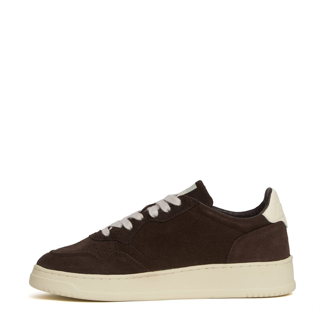Autry Medalist Low Sneakers In Moka Leather