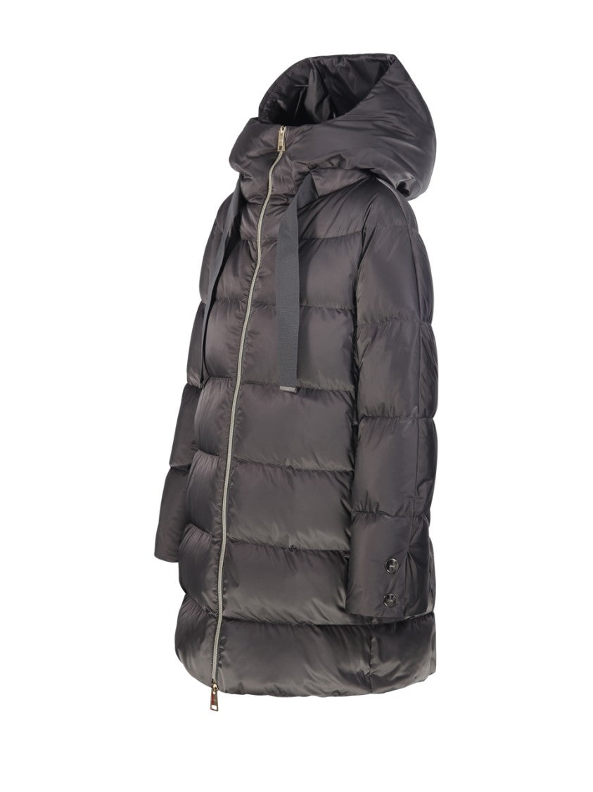 Herno Quilted Down Jacket With Oversized Hood