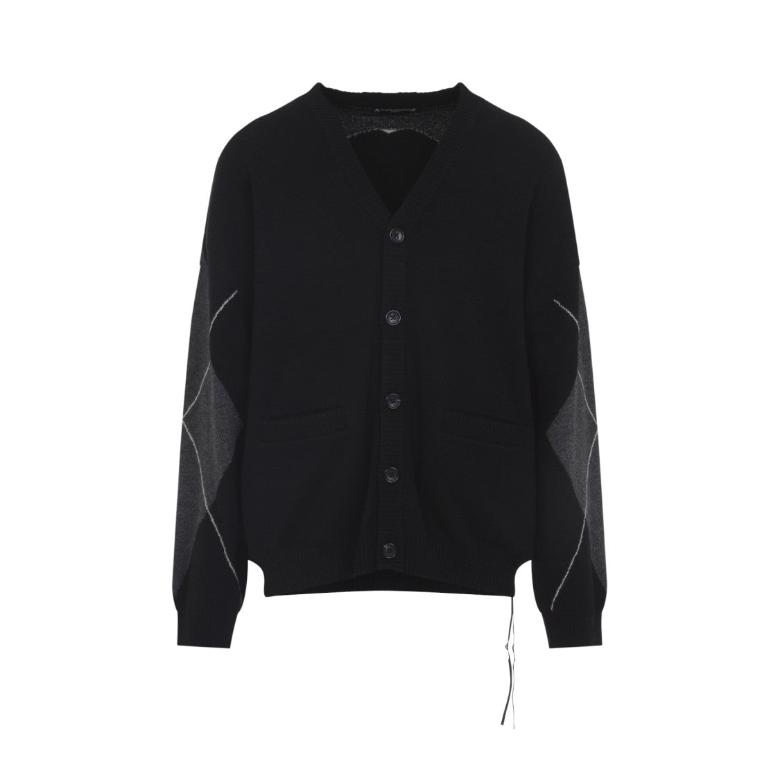 Mastermind Cashmere Cardigan With V-Neckline And Skull Motif