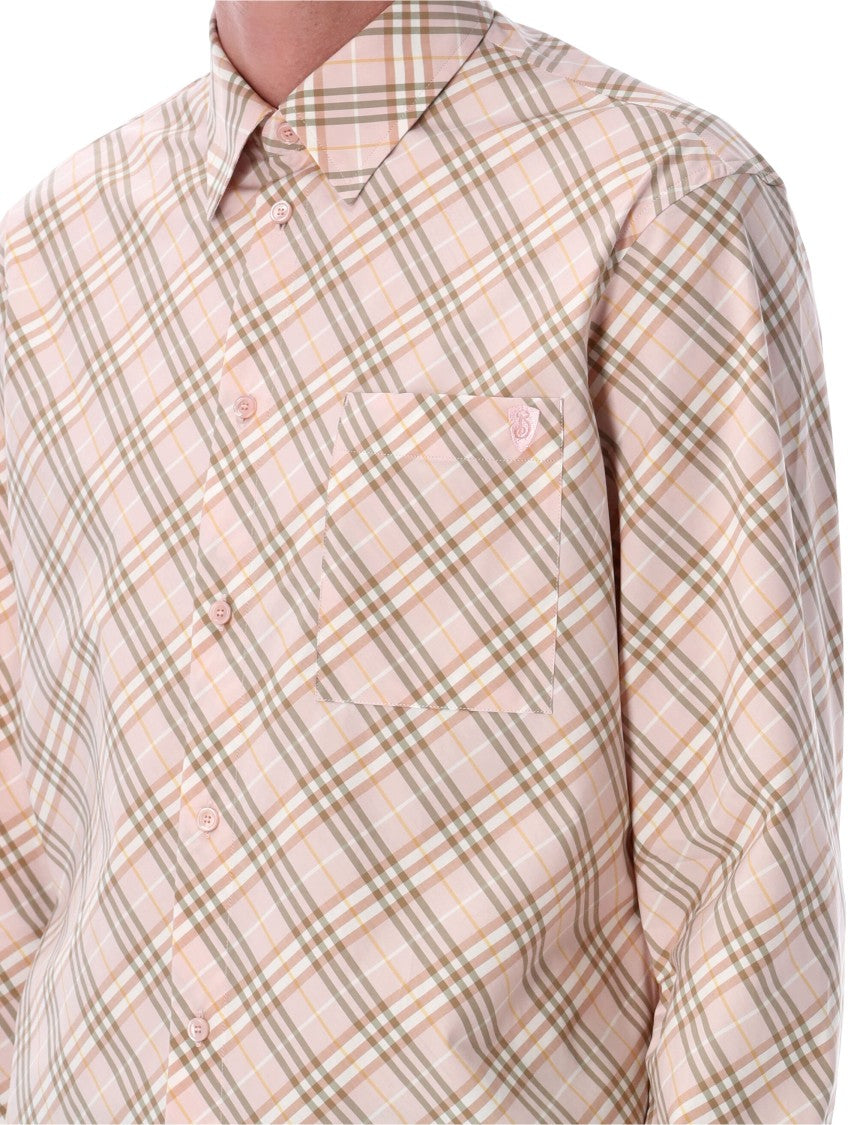 Burberry Long-Sleeve Plaid Button-Up Shirt