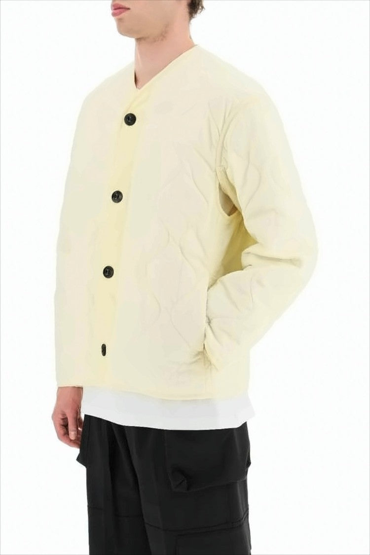 Oamc Quilted Padded Jacket With Design